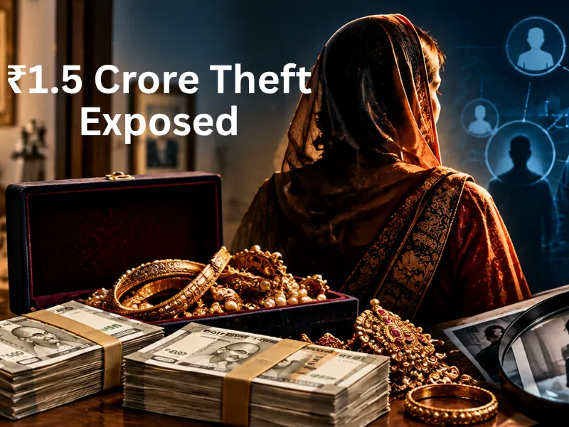 The ₹1.5 Crore Theft: How a Maid, a Fake Mother and a Hidden Network Were Exposed
