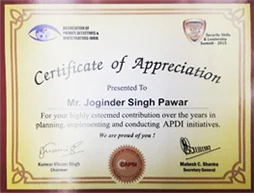 Hawkeye Detective Agency association certificate