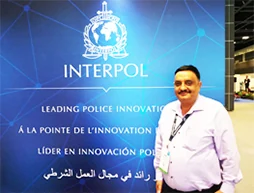 Hawkeye Detective director at the INTERPOL World event